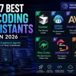 Comparison of the best AI coding assistants in 2026 including Cursor, GitHub Copilot, Claude Code, Windsurf, Roo Code, JetBrains AI, and Amazon Q