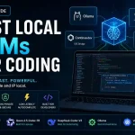 Best local LLMs for coding in 2026 featuring Ollama, vLLM, Qwen coder, DeepSeek coder, and local AI development infrastructure