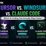 Comparison banner showing Cursor, Windsurf, and Claude Code AI coding tools with Digitpatrox branding and the headline “Which AI Coding Tool Actually Ships Faster?”