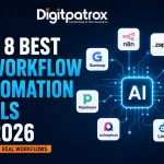 Featured image showing the best AI workflow automation tools in 2026 including n8n, Zapier, Make, Gumloop, Pipedream, Relay, Activepieces, and Lindy connected around an AI orchestration hub.