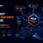 Futuristic MCP server infrastructure banner featuring Digitpatrox branding, MCP architecture, Smithery, n8n MCP, Postgres MCP, and AI orchestration visuals.